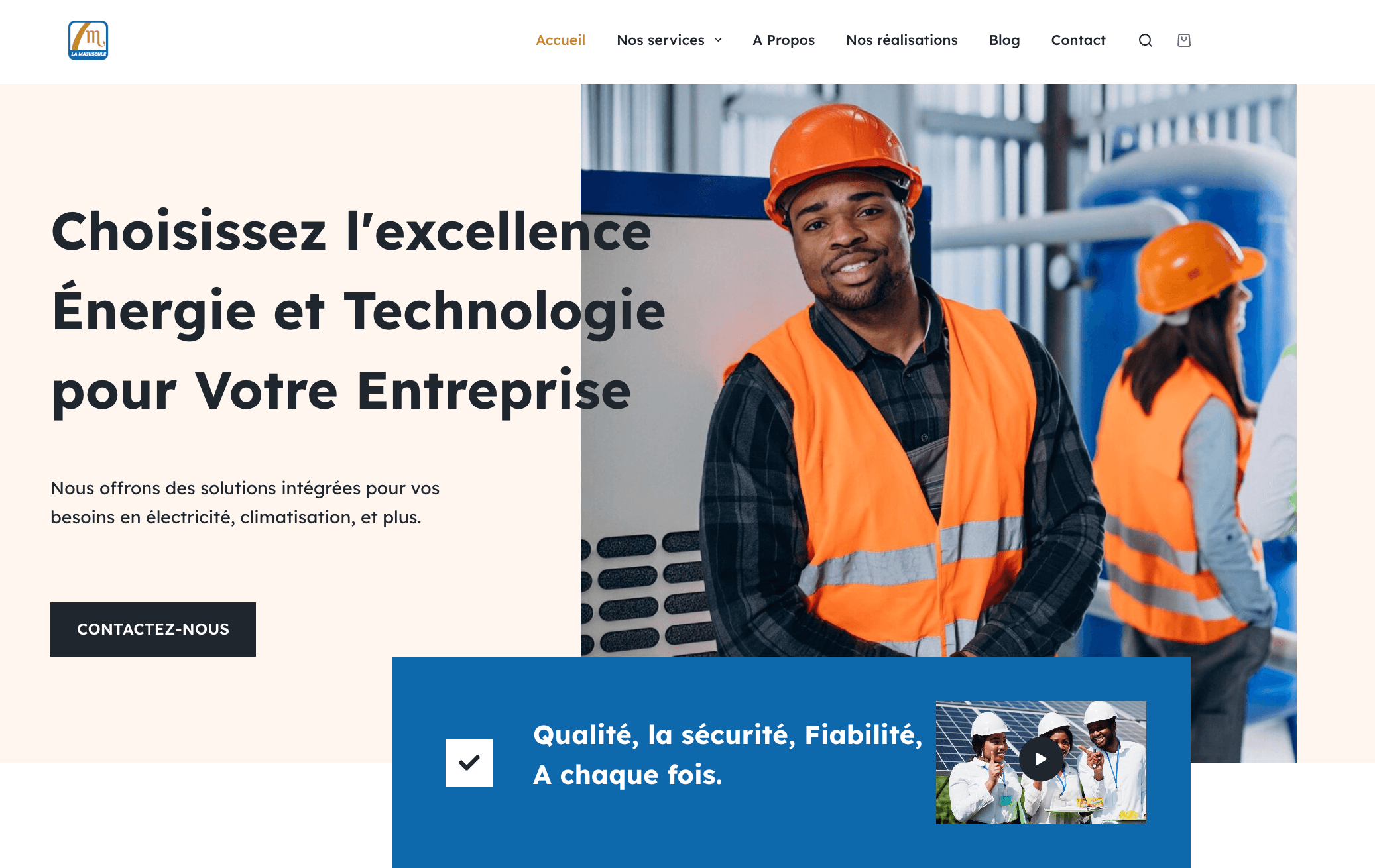 La Majuscule – Corporate Showcase Website